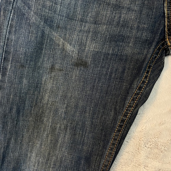 Levi Strauss & Co 527 Slim Bootcut Jeans Mens 30x32 Dark Wash Denim 527-0493 - Picture 10 of 12